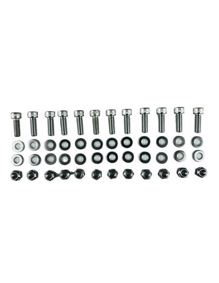 Set of 12 M8 allen screws for two-piece discs 25mm total length (excluding head) thread section 25mm