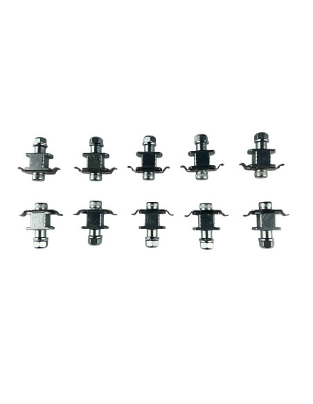 10 BOBBIN KIT (10 COILS, 10 SCREWS M6 30mm, 10 SPRINGS, 10 WASHERS and 10 NUTS)