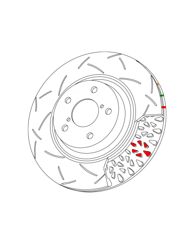 DBA BRAKES 4000 DISC T3 Ø300 HONDA CIVIC TYPE R EP3