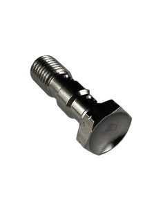 STAINLESS STEEL DOUBLE BANJO BOLT 3/8" x 24 UNF 2