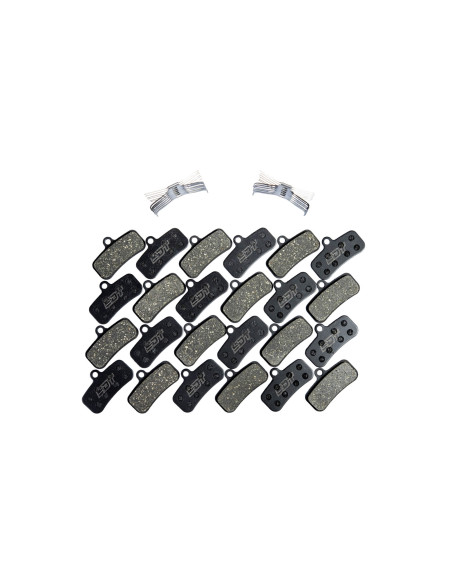 PACK TALLER 12 JUEGOS DE PASTILLAS DE FRENO DE BICICLETA SPORT ENDURANCE BB026SE16