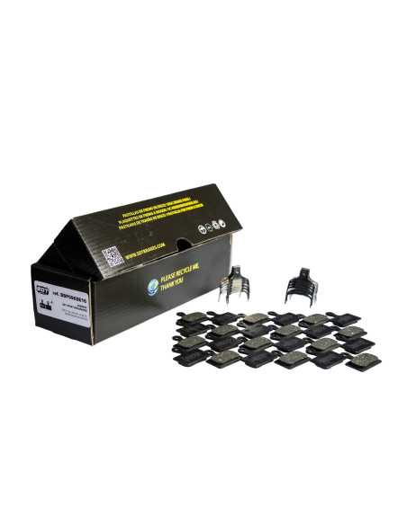 PACK TALLER 12 JUEGOS DE PASTILLAS DE FRENO DE BICICLETA SPORT ENDURANCE BB096SE16