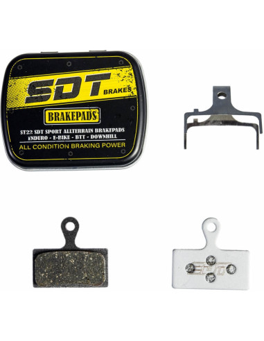 Pastillas Bicicleta Sport Allterrain ST22 Shimano Deore Xt M785 / Xt (2014-) / Xtr (2011-).