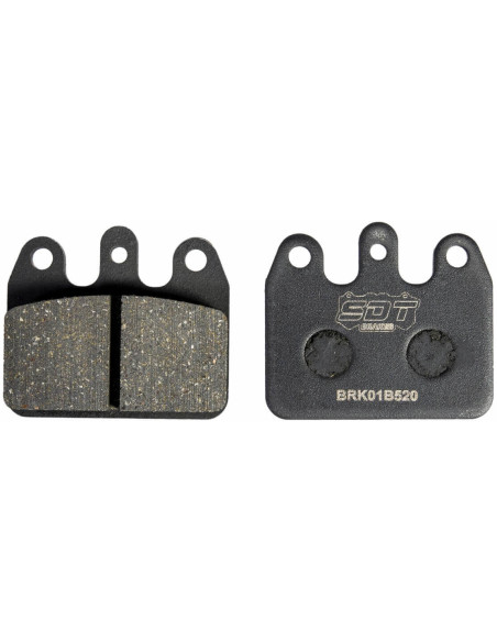 PACK 6 SETS REAR RK01 STANDARD RACING KART PADS BRK01P520 (BLACK - 12 PCS)
