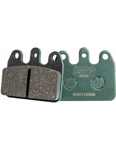 REAR SOFT RACING KART BRAKEPADS RK11 CRG MARANELLO DD2 KZ CRG VEN05/V09 (GREEN)