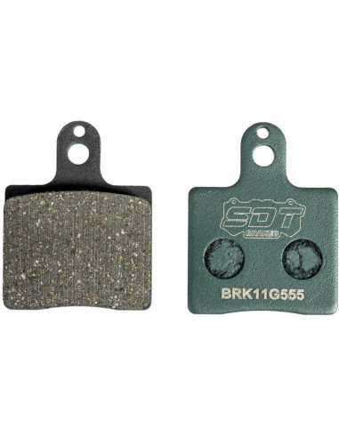 PACK 12 SETS FRONT RK01 SOFT RACING KART PADS BRK11G555 (GREEN - 24PCS)