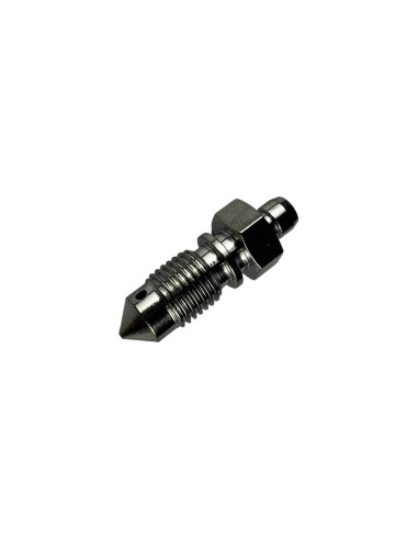 TORNILLO SANGRADOR PURGADOR DE ACERO INOXIDABLE 3/8" 24UNF L.19mm