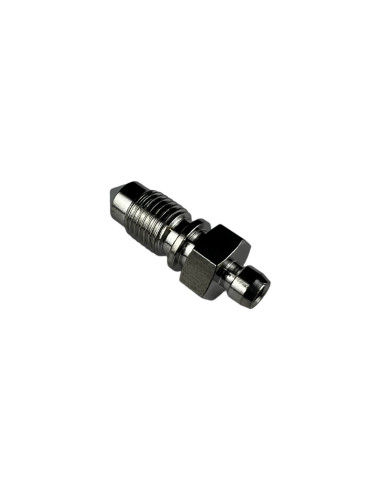 TORNILLO SANGRADOR PURGADOR DE ACERO INOXIDABLE 3/8" 24UNF L.19mm