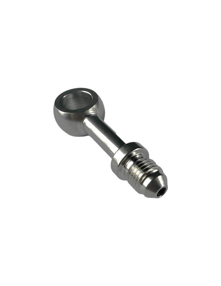 RACOR ADAPTADOR BANJO Ø10 A MACHO 3/8 x 24 UNF AN3 ACERO INOXIDABLE