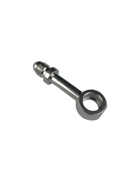 RACOR ADAPTADOR BANJO Ø10 A MACHO 3/8 x 24 UNF AN3 ACERO INOXIDABLE