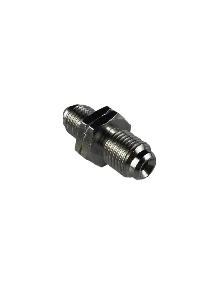 Stainless steel fitting brake adaptor male 3/8” X 24 UNF to male 10X100 (Convex - concave)