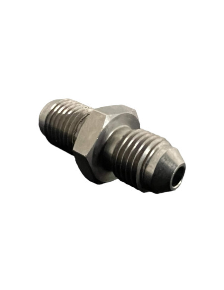 STAINLESS STEEL FITTING BRAKE ADAPTOR MALE 3/8” X 24 UNF TO MALE 3/8” X 24 UNF CONVEX - CONCAVE)