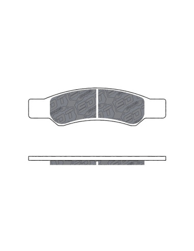 PASTILLAS TRASERAS RACING SINTERIZADAS RS-43 CANAM MAVERICK R 2024 (OE 703501226)