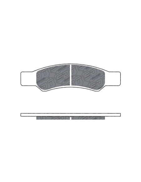PASTILLAS TRASERAS RACING SINTERIZADAS RS-43 CANAM MAVERICK R 2024 (OE 703501226)