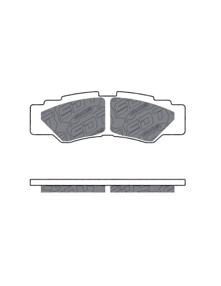 REAR SS-23 SPORT SINTER PADS YAMAHA YXZ 1000 R SS SE XTR WOLVERINE RMAX2 RMAX4