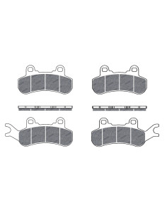FRONT / REAR RS-43 RACING SINTER PADS CAN-AM MAVERICK X3 MAVERICK MAX MAVERICK TRAIL - SPORT 2