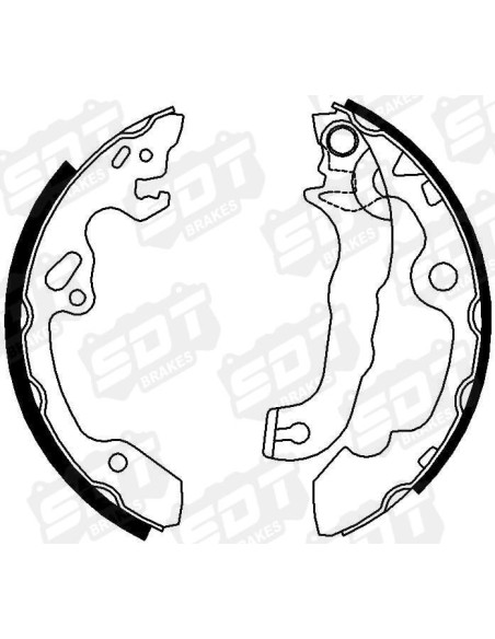 Mordazas de freno de mano High Performance para FORD FOCUS MK1 todos los modelos (excepto ST170 - RS)