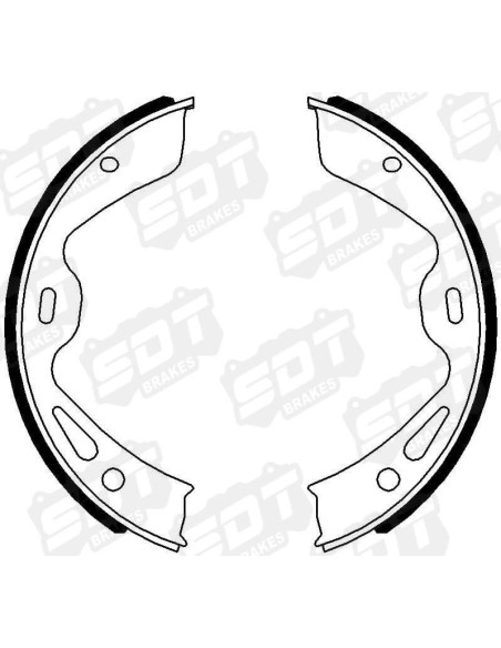 High Performance handbrake brake shoes for PORSCHE718 Boxster (982) 718 Cayman (982) 911 (991) 911 (992) Panamera
