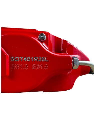 4 Piston SDT Brake Caliper (Left side) Red Color