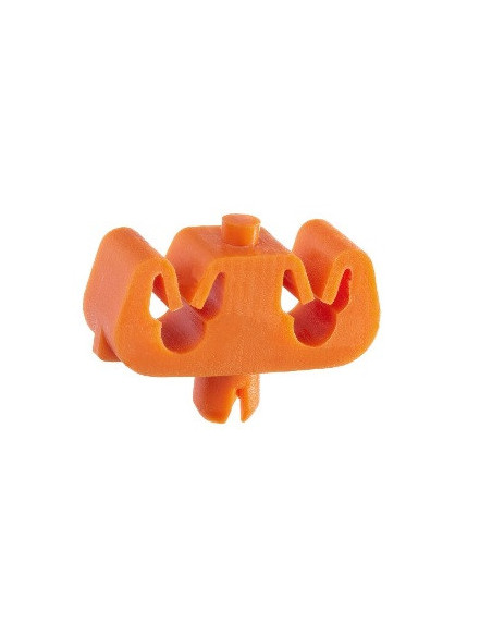 Soporte tubo de freno doble 4,8 mm