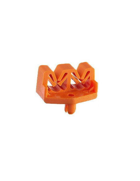 Soporte tubo de freno doble 4,8 - 8 mm