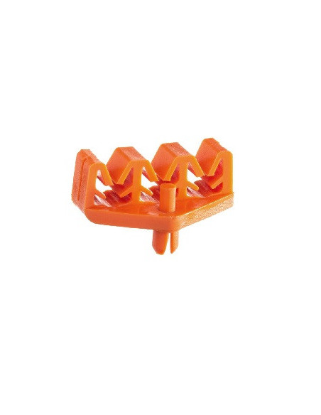 Soporte tubo de freno triple 4,8 - 6,35 mm