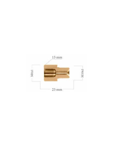 RACOR REDUCTOR HEMBRA CONCAVA 8x100 MACHO CONVEXO 10x100