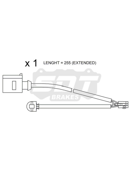 SENSOR DE DESGASTE PORSCHE (ref 2194200)