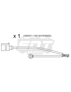 SENSOR DESGASTE DELANTERO CUPRA Pack Performance Brembo (ref 2144405 2544405RS) 2