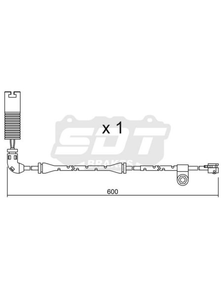 Sensor de desgaste delantero para BMW E46 Z4 E85 (ref 2146000, 2178700, 2546000RT y 2546000RR)