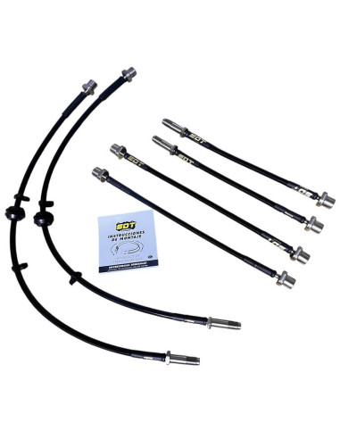 SET 6 METALLIC BRAKE LINES SUZUKI SWIFT V SPORT