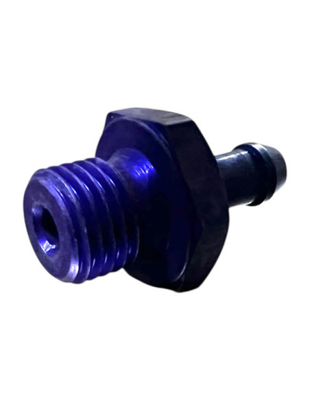Racor entrada a bomba 7/16" 20 UNF a tubo Ø6,5mm