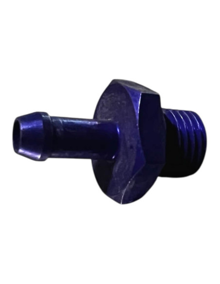 Racor entrada a bomba 7/16" 20 UNF a tubo Ø6,5mm