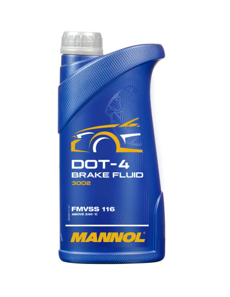 Liquido de frenos sintético DOT4 (Seco 240º) (1L)