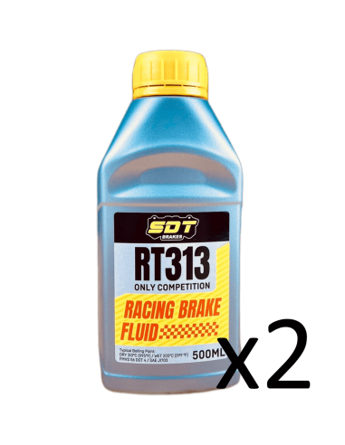 Pack 2x Liquido De Frenos Racing SDT RT313 (2x 500ml)
