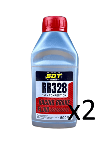 Pack 2x RACING BRAKE FLUID SDT RR328 (2x 500ml)