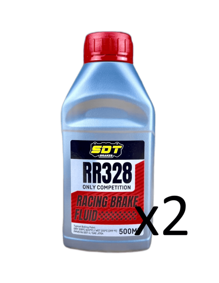 Pack 2x RACING BRAKE FLUID SDT RR328 (2x 500ml)