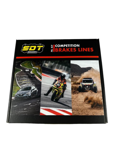 Juego de 4 Latiguillos metálicos para Porsche 911 997 todos los modelos