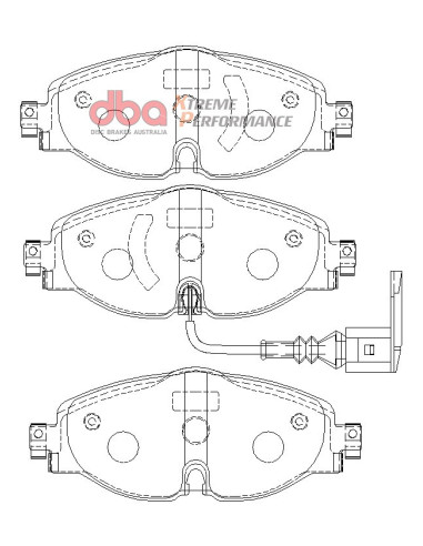 Front Brake Pads Xtreme Performance Audi A3 8V Cupra Seat Leon 5F Skoda Golf 7 T-Roc