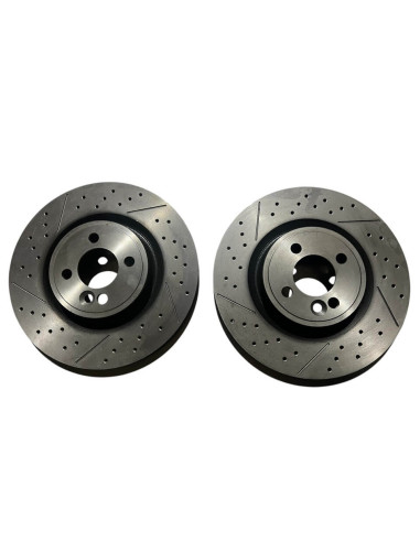 FRONT BRAKE DISC SPORT OEM+ (DRILLED AND SLOTTED) Ø316 MINI COOPER S JOHN WORKS GP MINI R55 / R56 / R57 / R58 / R59