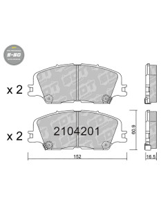 Pastillas delanteras High Performance S50 Isuzu D-Max III Crew Cabina doble