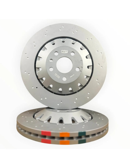 SDT OEM+ Sport Front Brake Discs 2P Series (Drilled) Ø370 Audi RS3 Sportback 8VA 8VF 2.5 Quattro
