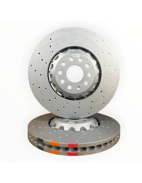 Discos de travão dianteiros Sport SDT OEM+ 2P Series (Perfurados) Ø357 Audi RS3 8Y RS Q3 F3 CUPRA Formentor VZ5 (copia)