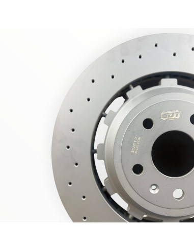 SDT OEM+ Sport Front Brake Discs 2P Series (Drilled) Ø370 Audi RS3 Sedan 8VS 8VM 2.5 Quattro