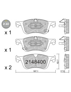 Pastillas delanteras High Performance S50 Alpine A290 Dacia Nissan Micra K15 Qashqai J12 Renault 5 Austral Symbioz