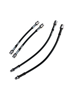 Juego de 4 latiguillos metálicos SDT OEM+ para Citroen Saxo VTS