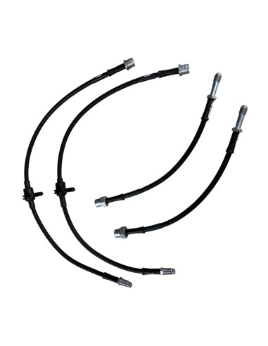 Juego de 4 latiguillos metálicos SDT OEM+ para BMW M2 G87 M3 G80 M4 G82 M4 G81