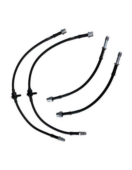 Juego de 4 latiguillos metálicos SDT OEM+ para BMW M2 G87 M3 G80 M4 G82 M4 G81