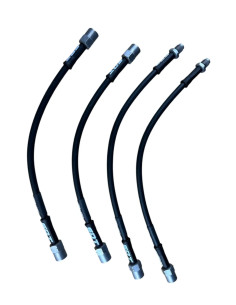 Juego de 4 latiguillos metálicos SDT OEM+ para Renault 5 GT Turbo