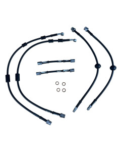 Juego de 6 latiguillos metálicos SDT OEM+ para Renault Megane IV RS manual
